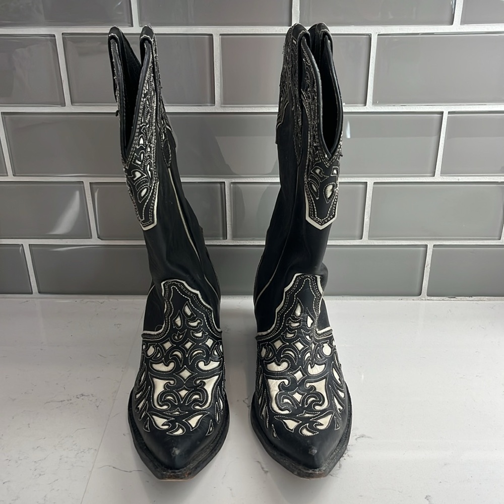 Ariat Women’s Black Western Boot Style 10008747 2530 Size 9.5 B - Picture 2 of 11